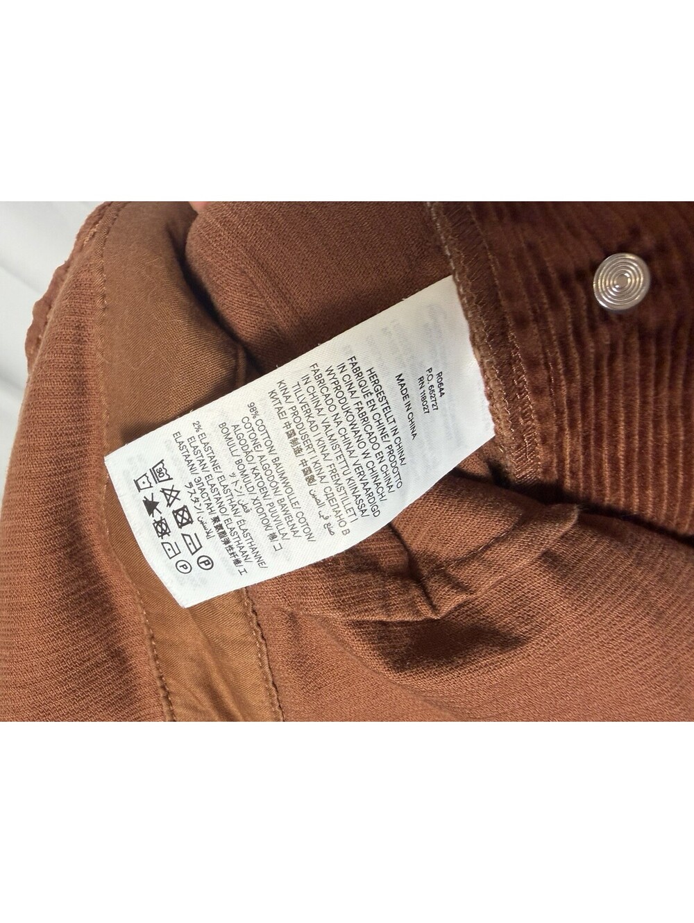 Boden Corduroy Chocolate Brown Relaxed Straight Leg Overalls. Size 10. $188 - Picture 9 of 9